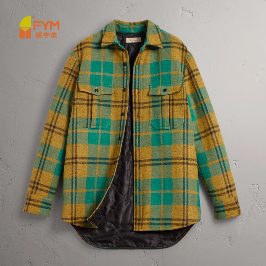 
factory price flannel green fashion style thick latest shirts for men pictures 