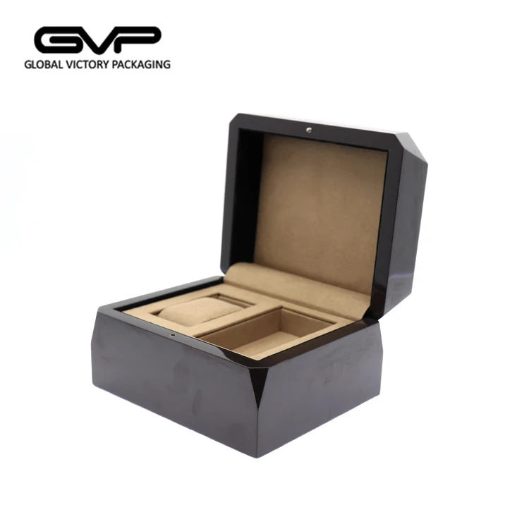 Luxury Design Gloss Lacquer Custom MDF Wood Man Watch Storage Box