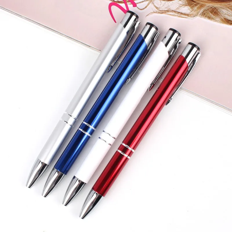 Hot sale advertising latest promotional pens with logo printed metal ball pen for promotion