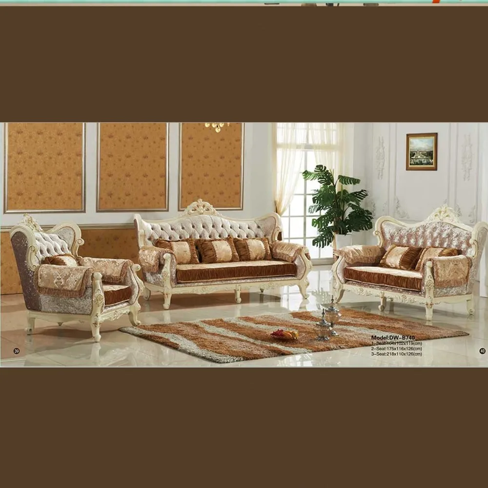 2023 Hot-sale European Style Fabric Sofa Sets/Hotel Sofa Set