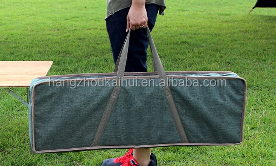 Высококачественный двухслойный Бамбуковый стол для улицы