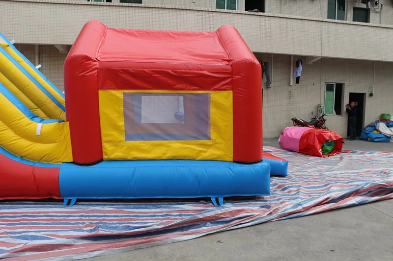 Бестселлер 8*4*5 м надувной комбинированный замок с горкой коммерческое использование надувная наземная горка для детей