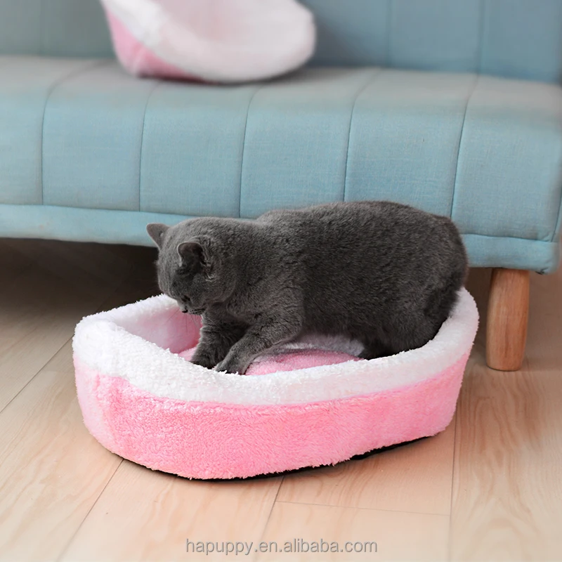 
Warm Cat Bed House Hamburger Bed Disassemblability Windproof Pet Puppy Nest Shell Hiding Burger Bun for Winter 