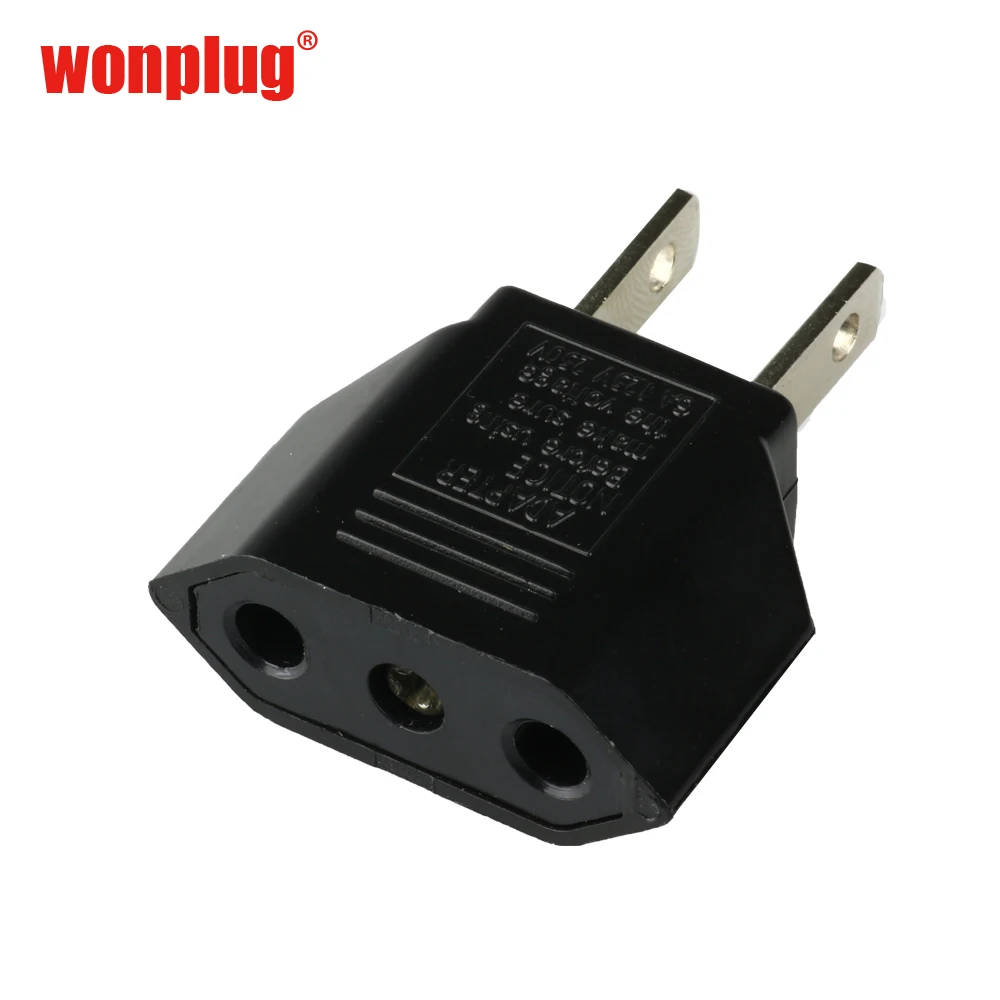 
Wonplug High Quality Europe to USA CE & RoHS Certificate EU to US portable Converter travel Adaptor Plug/travel Plug Adapter Wonplug High Quality Europe to USA CE & RoHS Certificate EU to US portable Converter travel Adaptor Plug/travel Plug Adapter