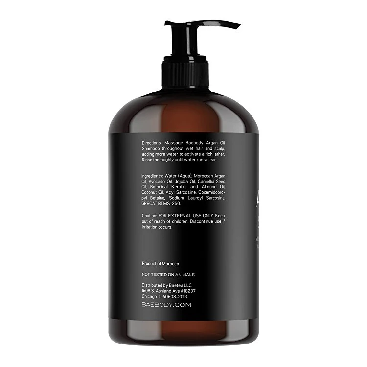 
OEM Private Label Hair Loss Products Sulfate Free Shampoo Bio Natural Argan Oil Keratin Hair Treatment DHT Shampoo and Conditioner 