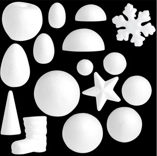 styrofoam geometric shapes
