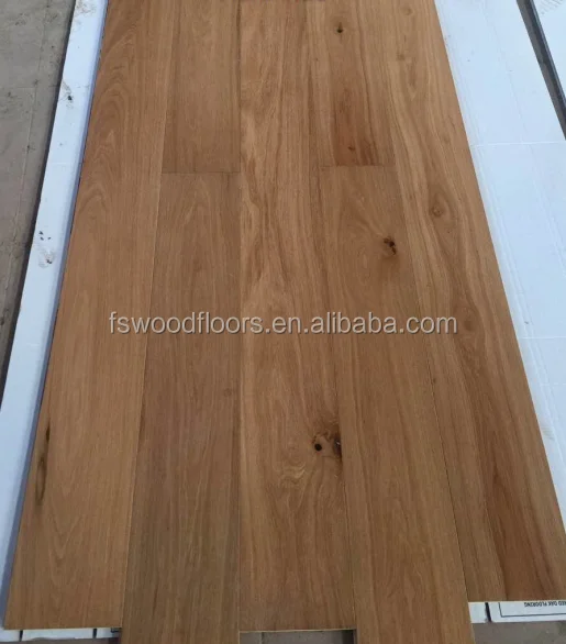 7.5' wide plank natural oak engineered flooring