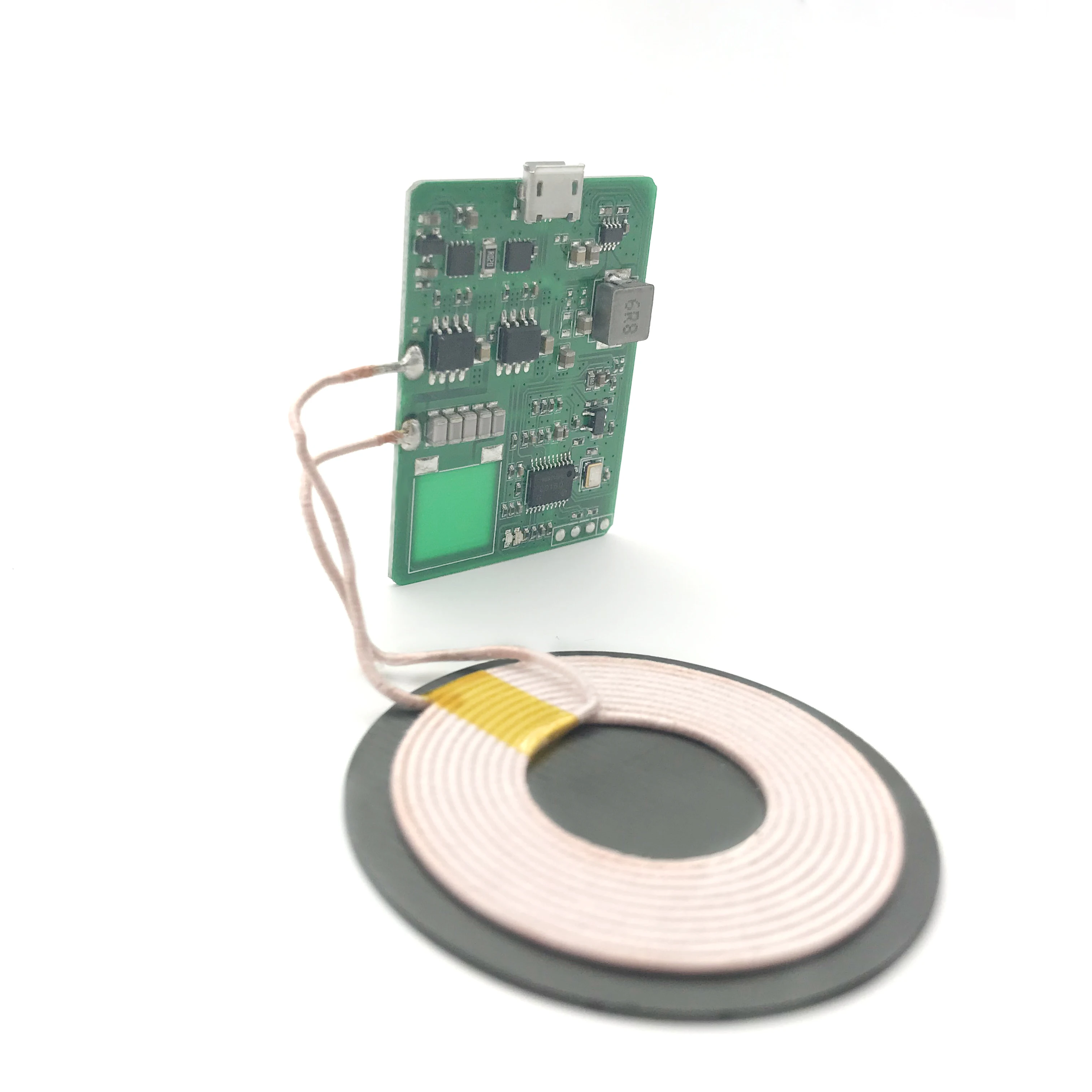 Hot Sale Qi Standard Fast Wireless Charging Pcba Square Wireless Charger Module
