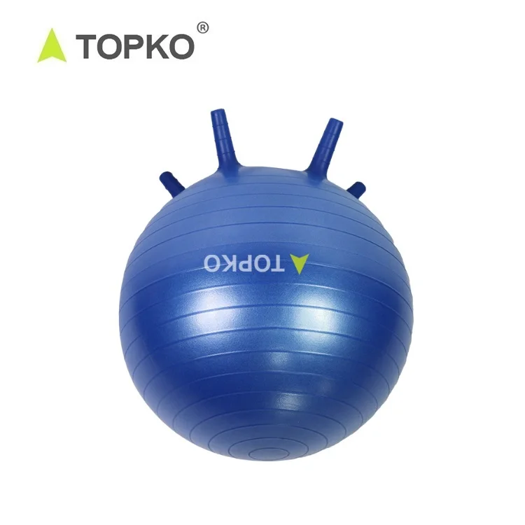 Оптовая продажа тренажерный зал TOPKO с принтом логотипа мяч для йоги фитнес-мяч