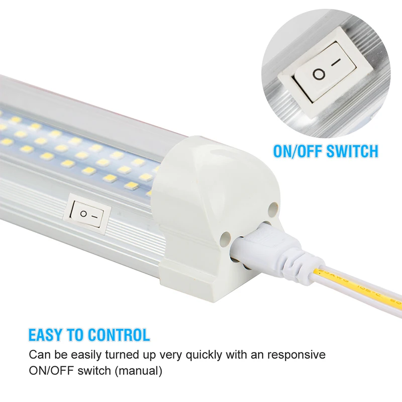 KEEN USA Free Shipping Super Bright Interior Light Bar LED Strip with On y Off Switch for Lorry Truck Boat Motor home Caravan