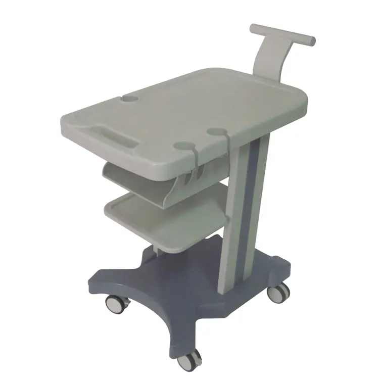 Various Configuration Options Silent Wheels ABS  Medical Ultrasound Cart  For Hospital