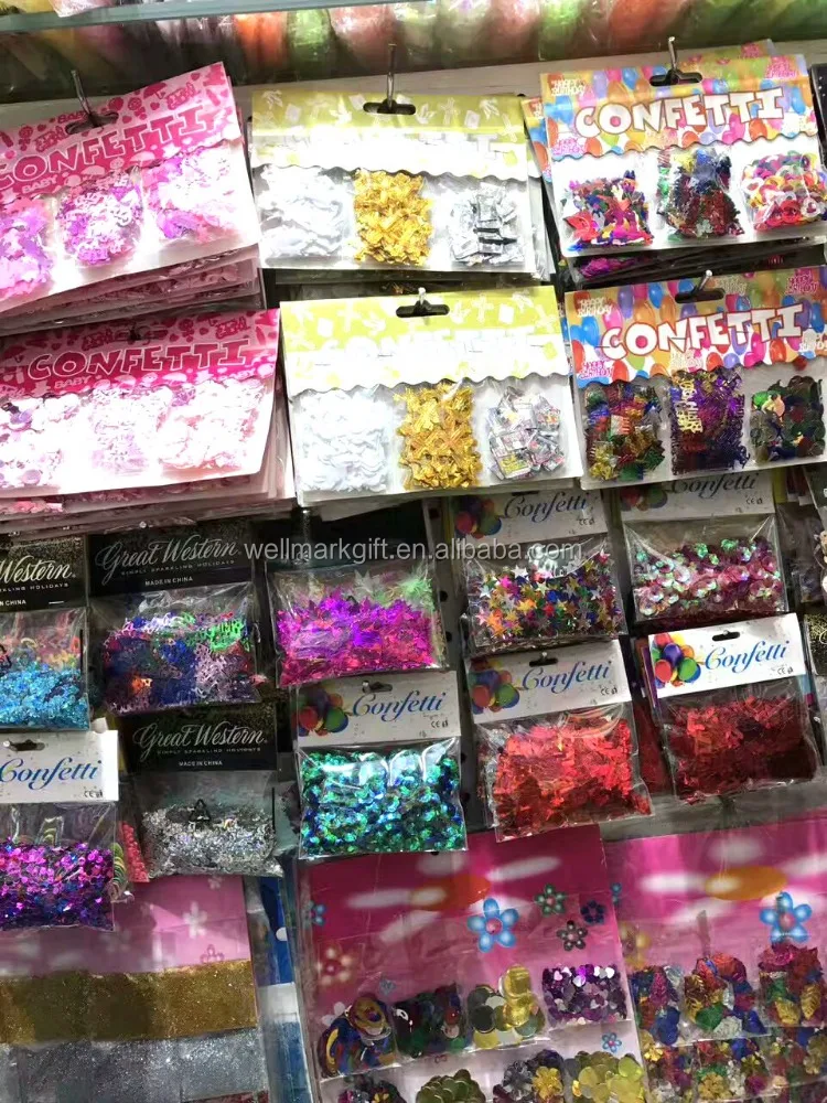 Christmas Festival Holiday Wedding Party Gift Decoration Foil Metallic Glitter PVC Plastic Circle Round Balloon Table  Confetti