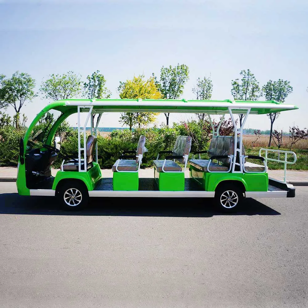 Eco-friendly tourist adult electric sightseeing bus with low price for sale