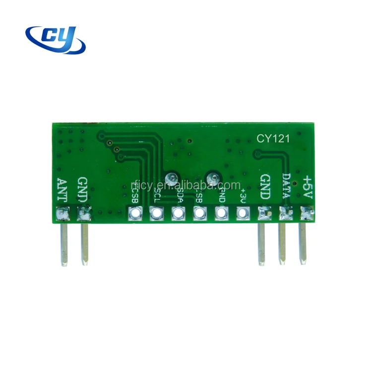 CY121 ASK OOK FSK 433 MHz 433.92MHz FM Wireless RF Receiver Module