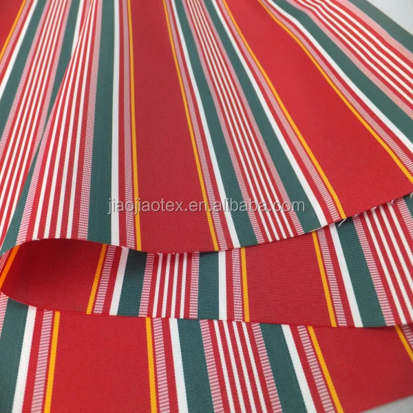 Polyester spun yarn solution dyed awning fabric