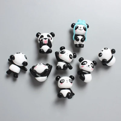 new arrival 3D panda shaped Fridge Magnet for home decor