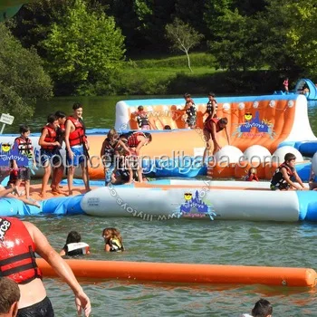 Lilytoys The Biggest Inflatable Floating Water Park, Aquatic Sport Platform For Adult