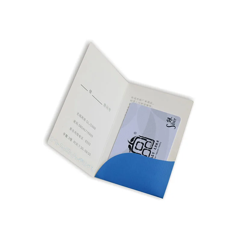 Zuoluo discount hotel supplies hotel key card envelopes