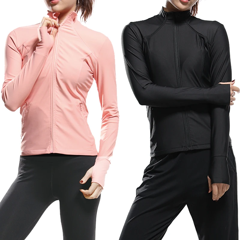 Gym Wear Fitness Yoga Jaket Running Sport For Women And Ladies