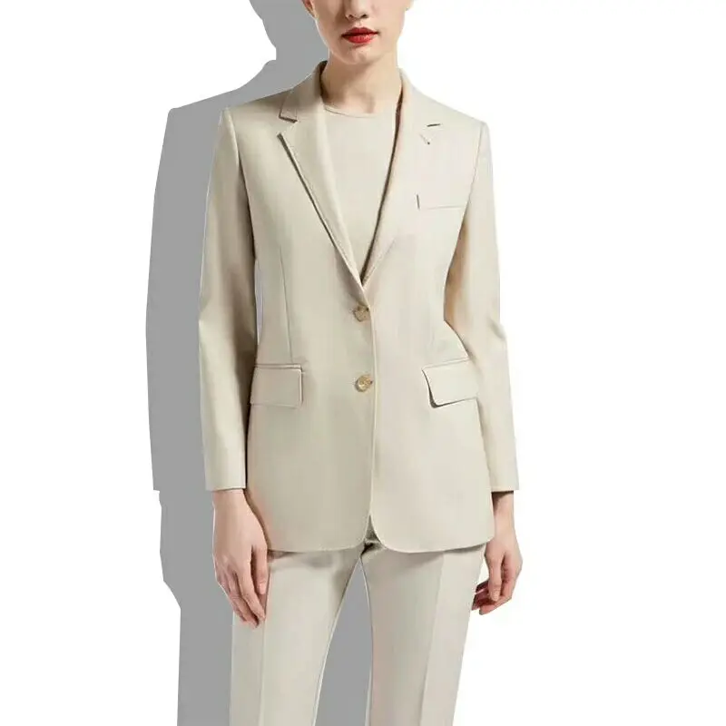 Wholesale Office Wear Slim Fitted Blazers Suits Women