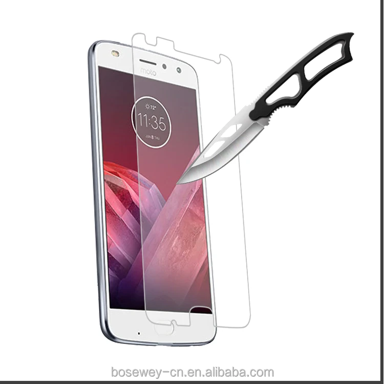 High quality tempered glass screen protector for Motorola Moto Z2 Play