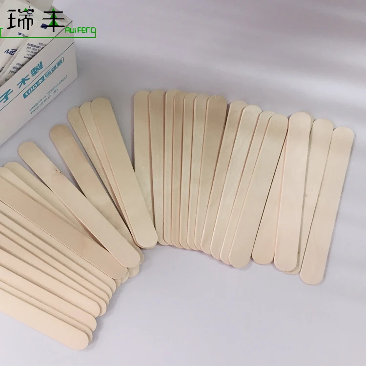 
Medical Smooth Disposable Wooden Tongue Depressor 
