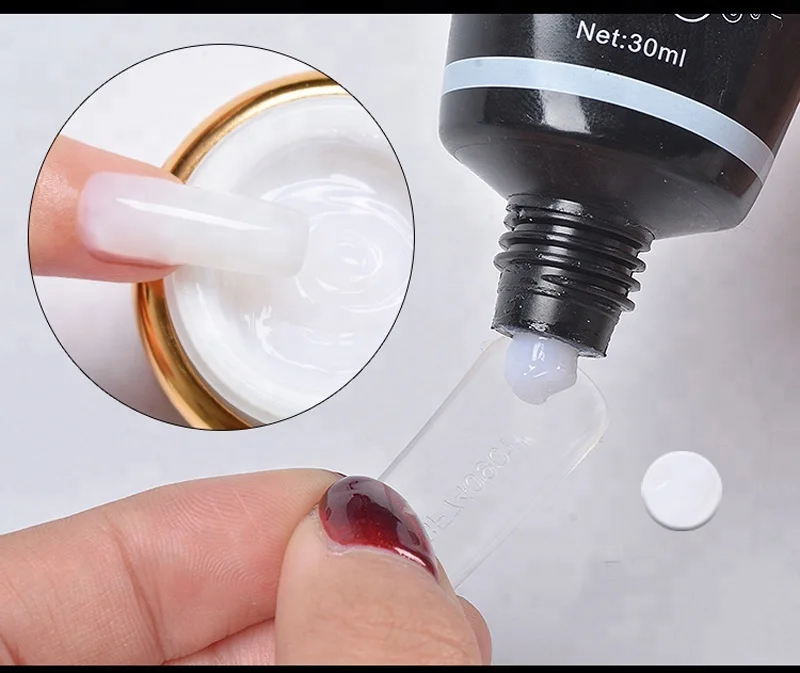 ICE MA no burn no pain poly nail gel crystal shinny poly gel nails builder