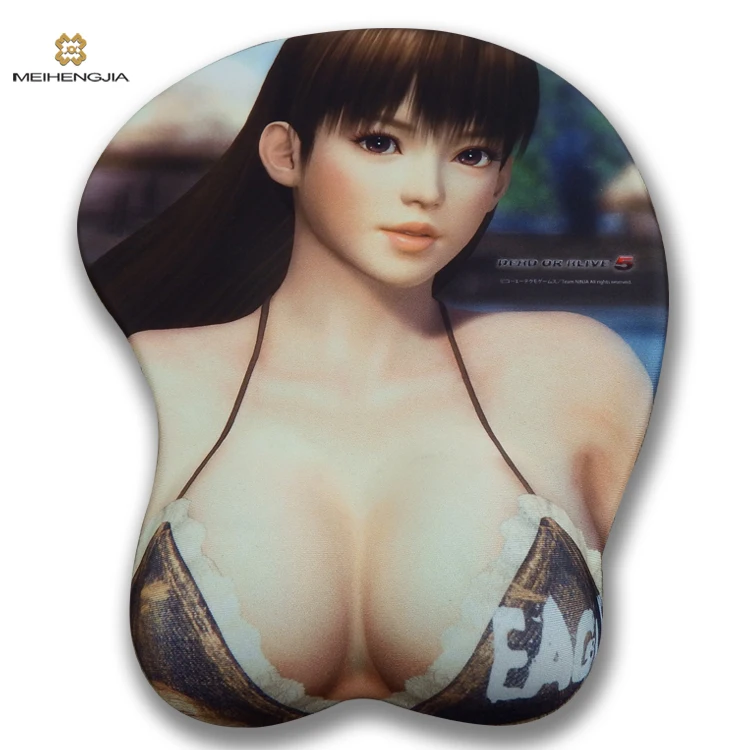 Sexy Breast Girl Gel Mouse Pad
