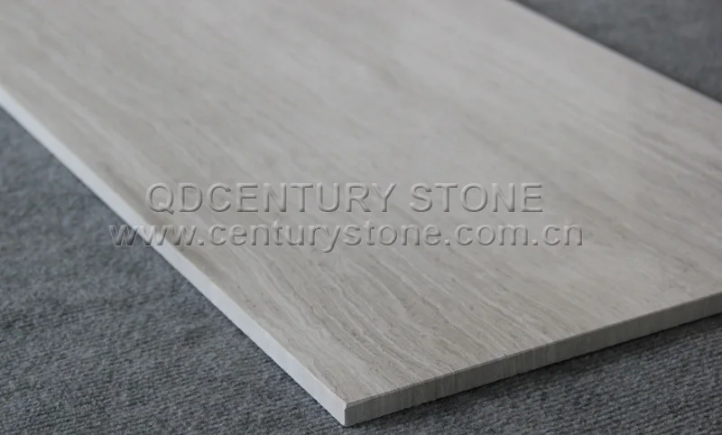 Cheapest High Quality 12x12 Light Wood Vein Polished Floor Marble Tiles