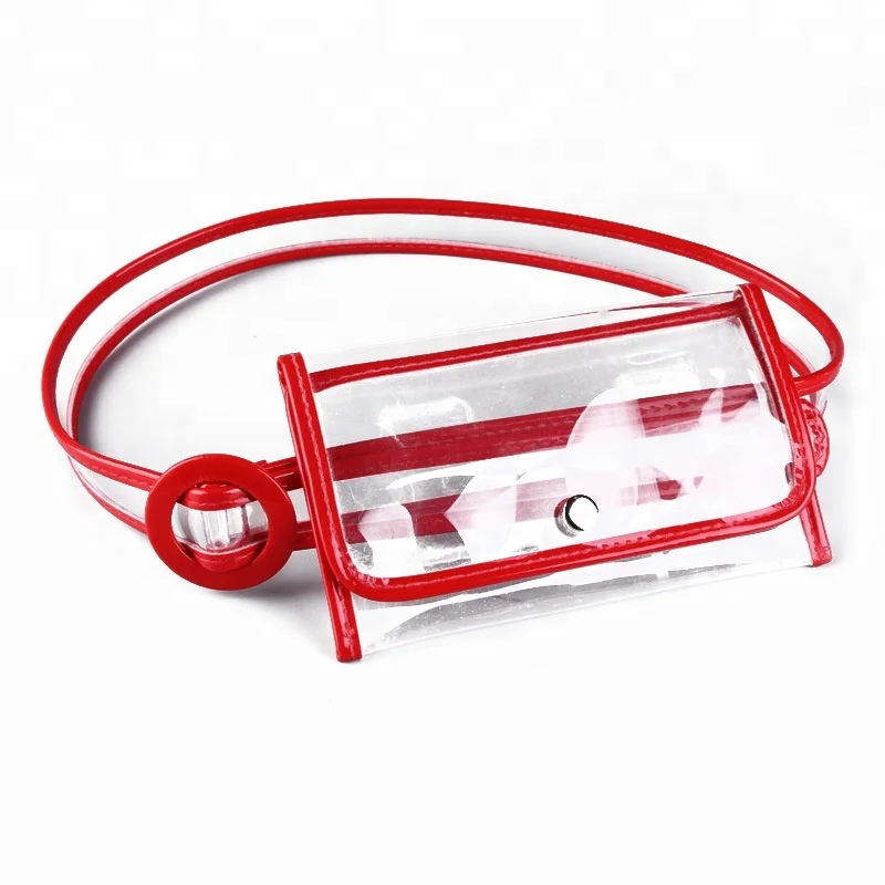 2021 hot selling trendy plastic 2 tones women belts fancy pack waist  bag for ladies belt bag