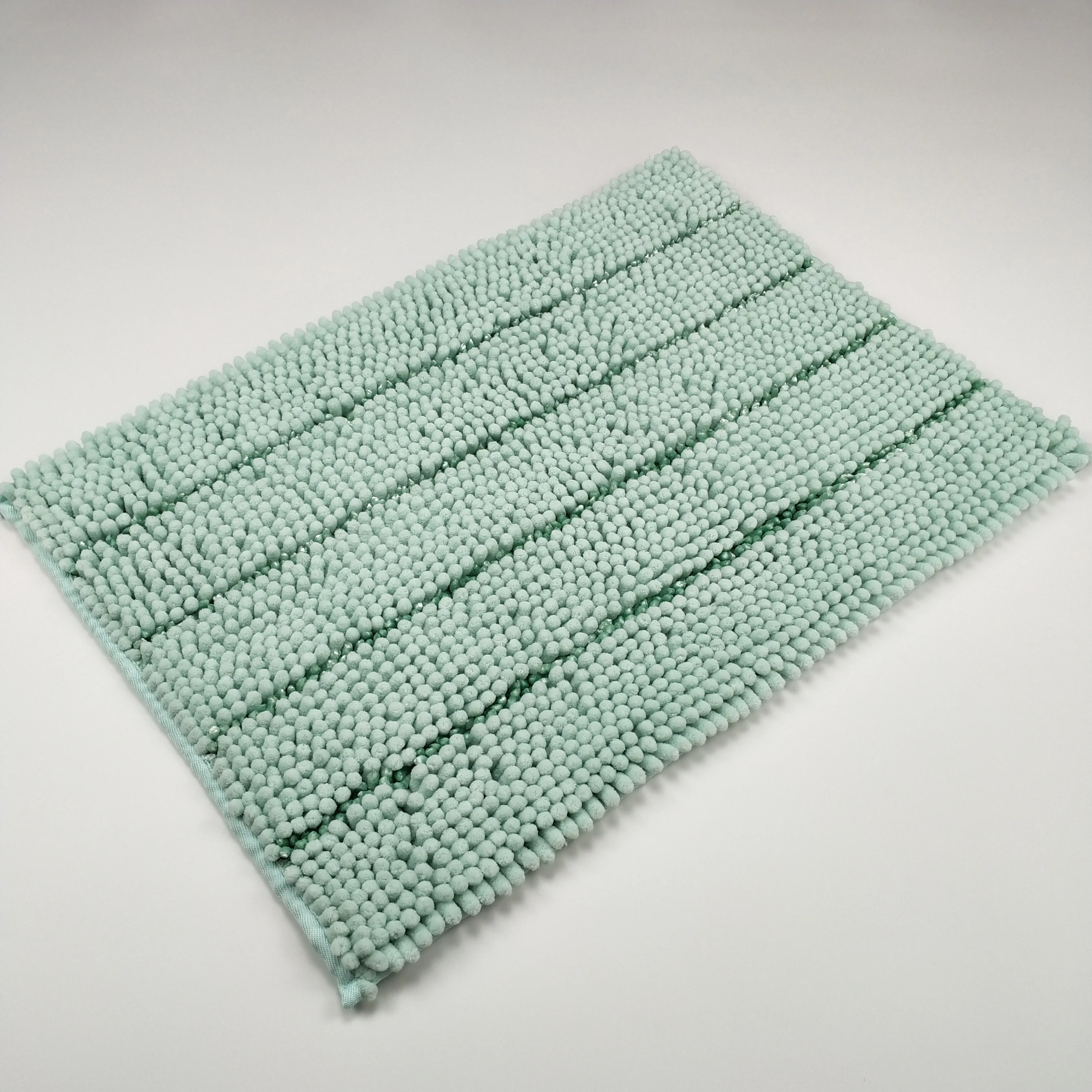 Simple Delicate Noodle Rugs Shaggy Carpet Shiny Chenille Floor Mat Plush Square Modern Kitchen Rugs Bedroom Carpet Solid Color