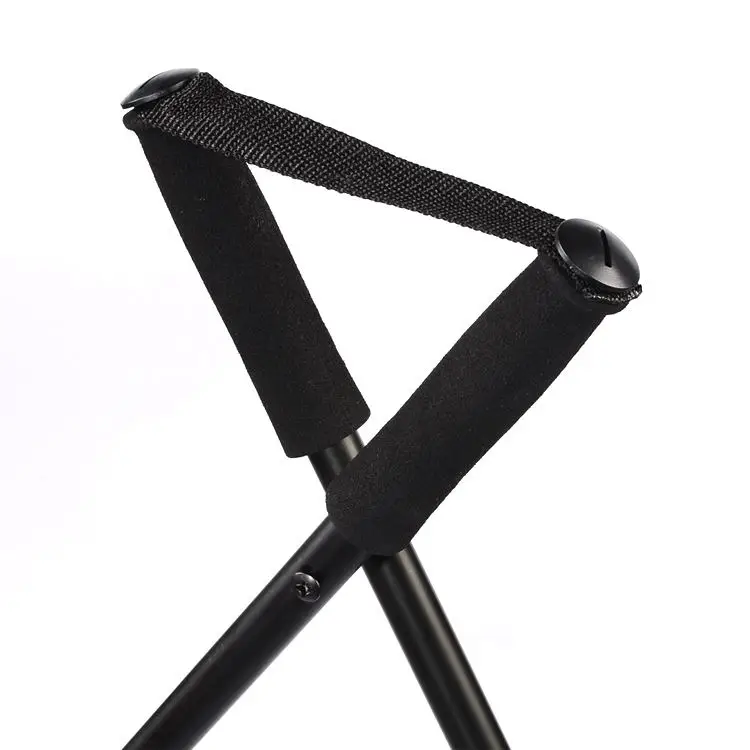 Good service stand caribou supports for shooting stick horizontal gun rack aluminium pole matt black hunting sticks