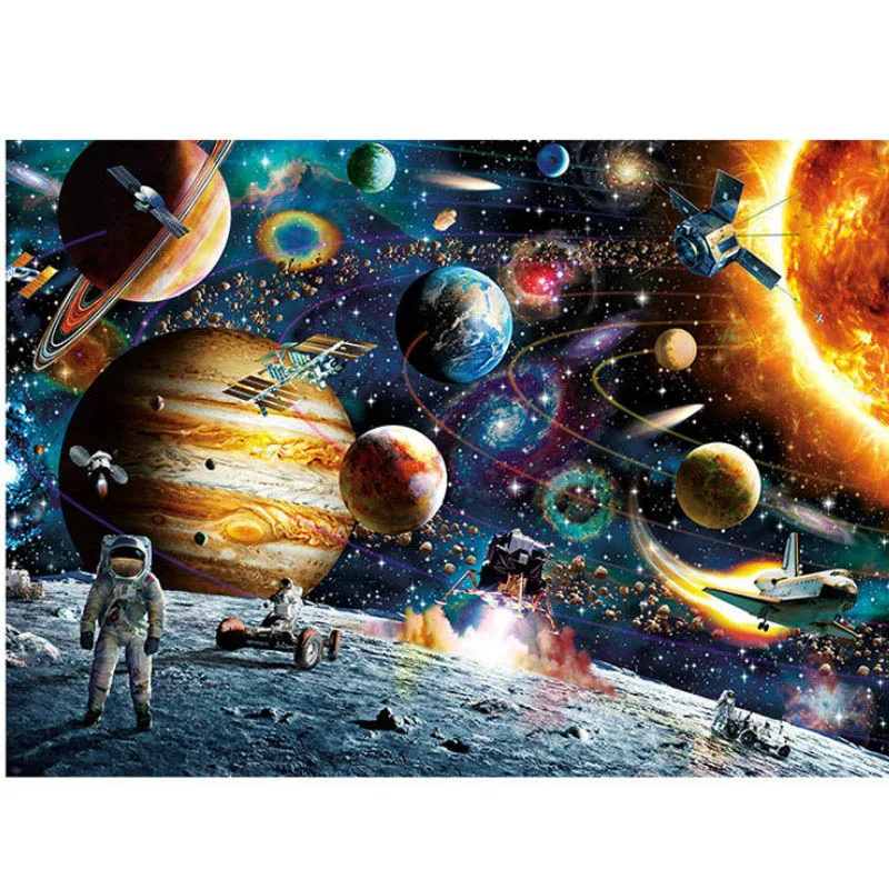 
TOYTOWN BRAND Hot selling outer space view 1000 pieces jigsaw Puzzles for Adult Educational Puzzle Toys 