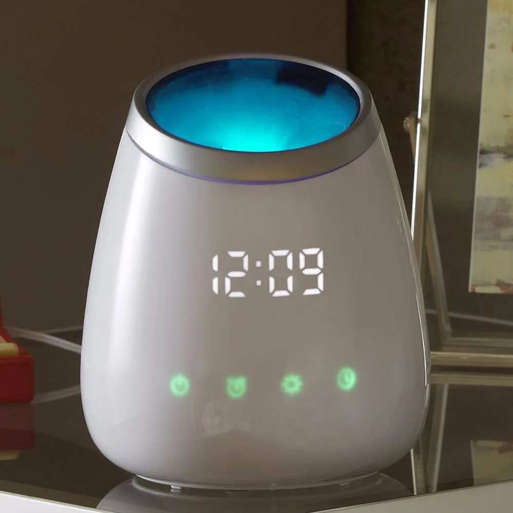 SOICARE smart diffuser aromatherapy ultrasonic aroma diffuser with alarm clock