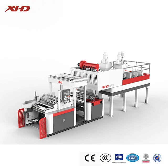 XHD-55/75X1250 Высокая производительность мини PE стретч-пленки экструдер производственная линия