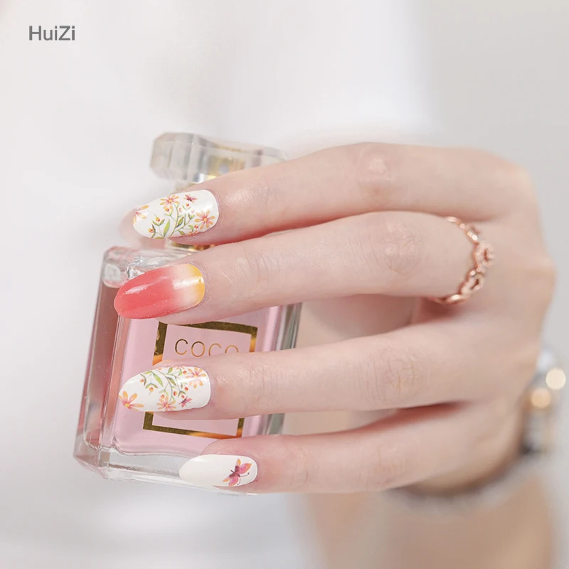 Custom 2D/3D nail stickers metallic nai stickers nail wraps 2024
