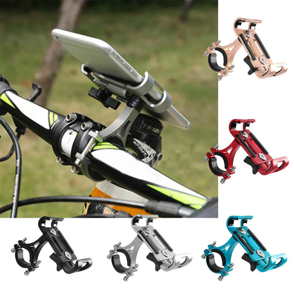Adjustable Flexible Universal Aluminum Smart Accessories Motorcycle Stand Mountain Bike Mobile Phone Holder