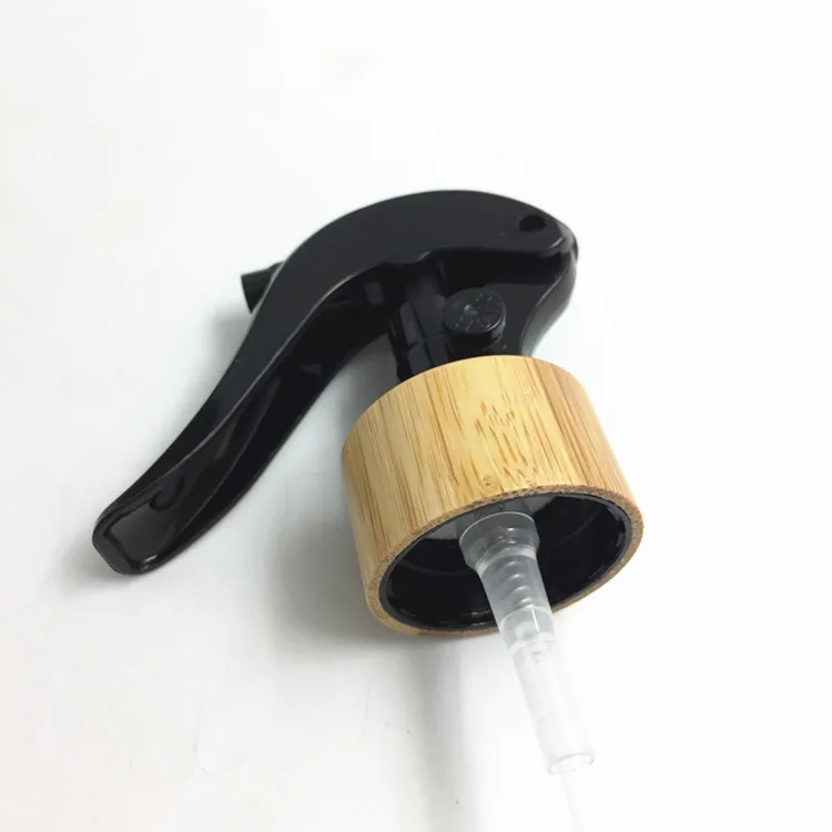 RUIPACK custom Bamboo closure hair care/personal care 24mm mini mist spray trigger pump