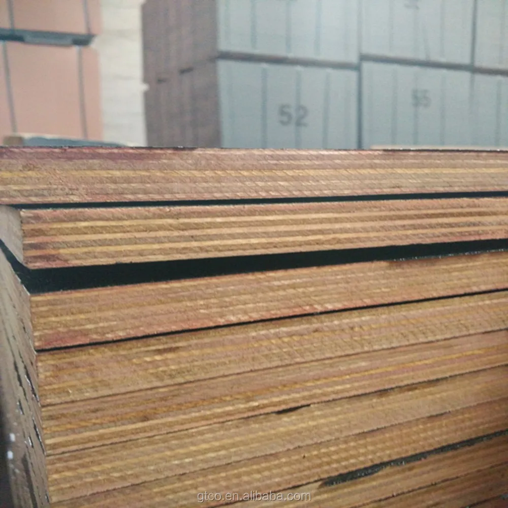 1220*2440MM Eucalyptus core Color Film Faced Plywood of Concrete form board