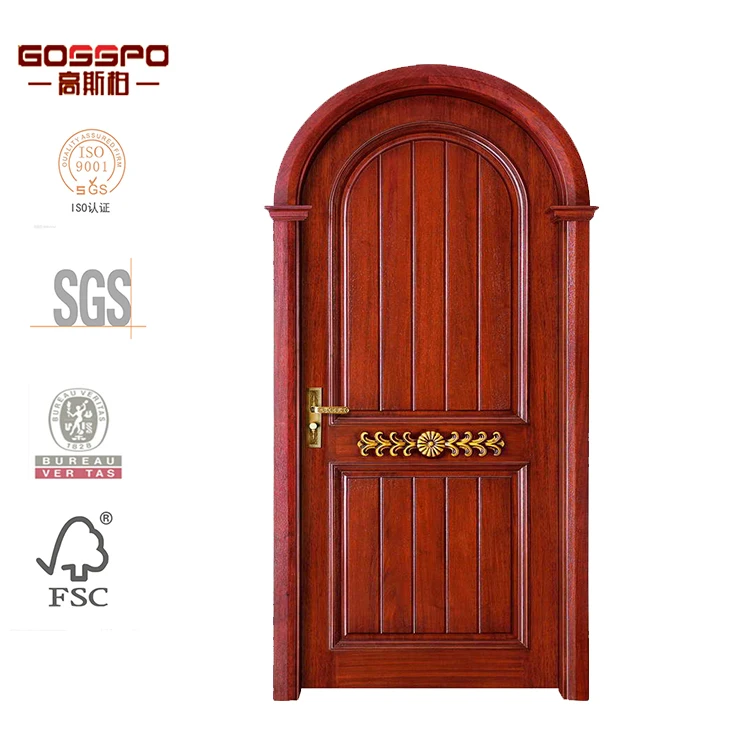 
carving timber arch main door design villa main door 