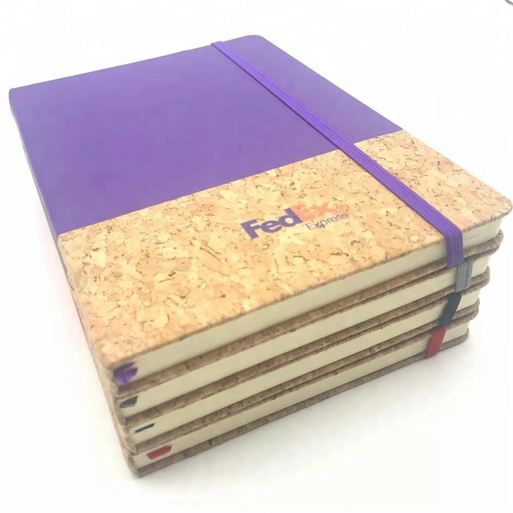 
a5 a6 Custom Cork Leather Cover PU Notebook 
