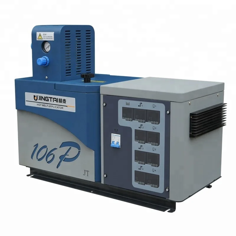 
JT-106P 10Liter Hot Melt Glue/Adhesive Machine Packaging Pneumatic Pump Hot Melt Applicator 