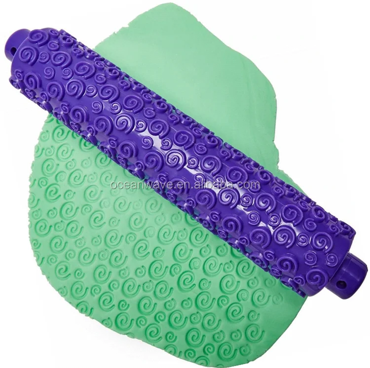 
Competitive Price Plastic Embossing Rolling Pin 