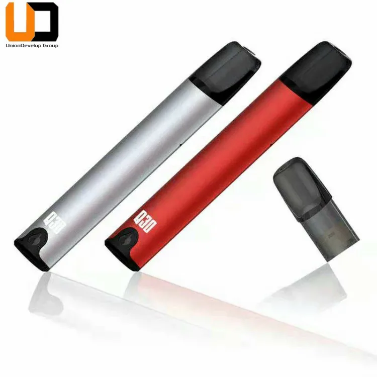 
Best selling 2ml empty pods 350mah built-in battery custom logo disposable pod flat style cbd pod 