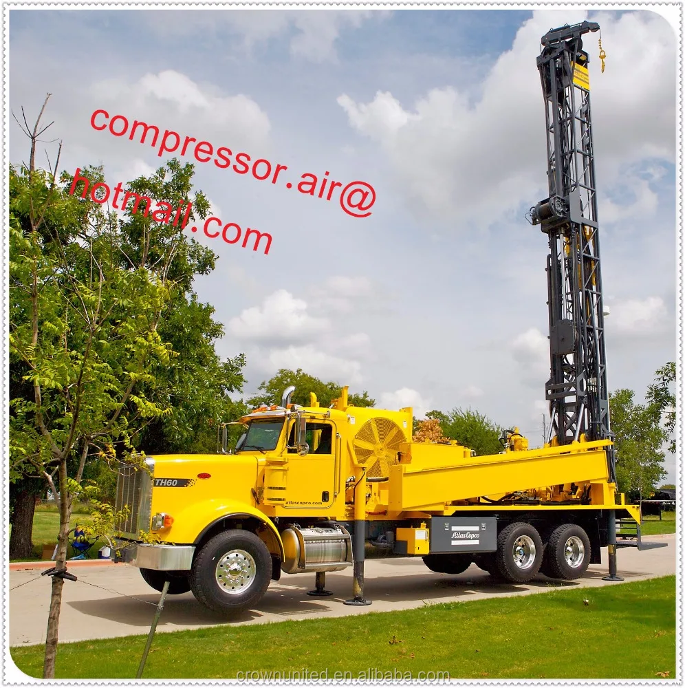 TH60DH /TH5 /TH10 /T4W carrier mounted /T3WDH / T3W /T2W / well drilling rig / drill rig / atlas copco