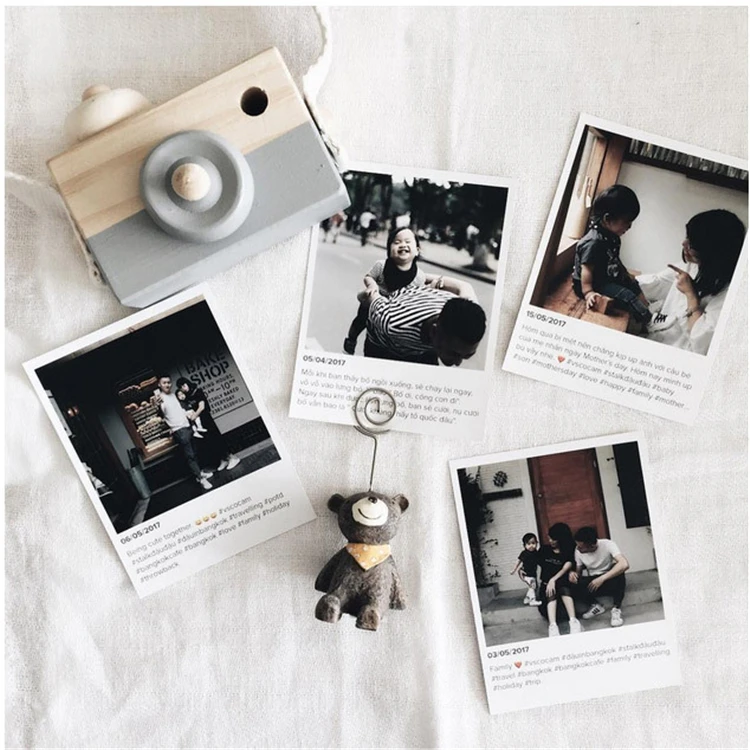 Детская деревянная мини-камера, игрушечная подушка, детская комната, подвесной декор, портативная игрушка, подарок для детей, игрушка