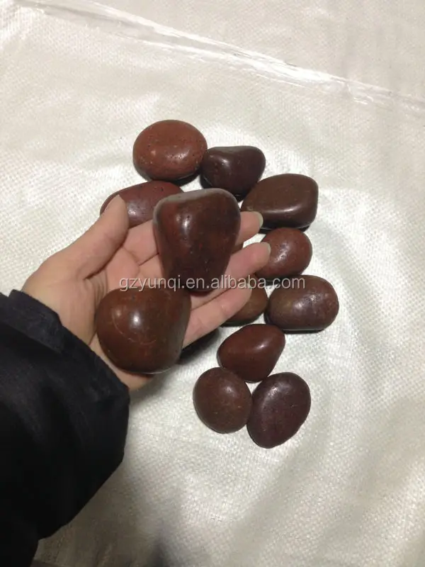 Pure white pebbles stone for decoration