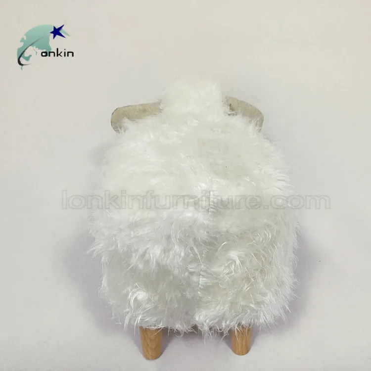 Wooden Children Stools Animal Sheep  Shape Cute Stool Small Kids Wooden Stool