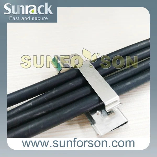 Stainless Steel Electric Wire Cable Clip for Solar Panel Mounting Support Install