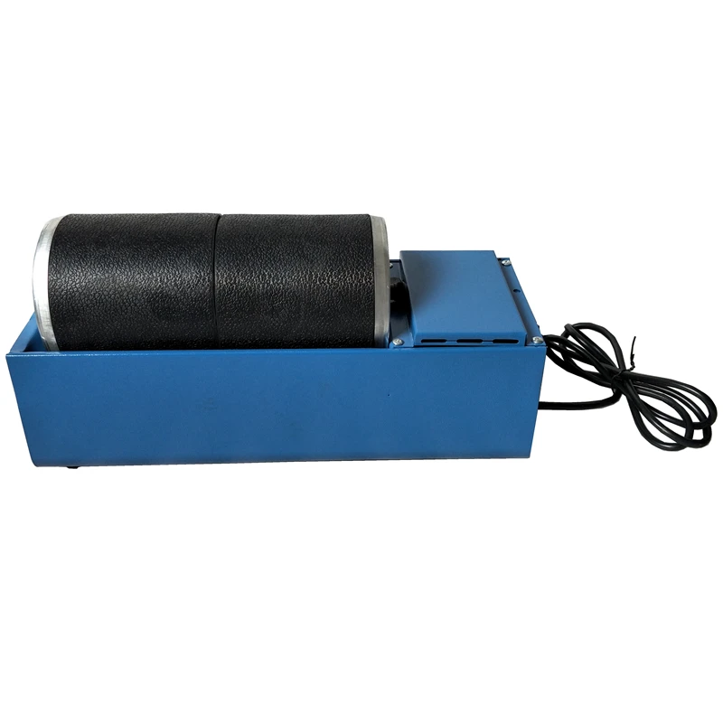 
6 LB 120V jewelry rock tumbler polisher mini barrel rotary rock tumbler with extra drum 